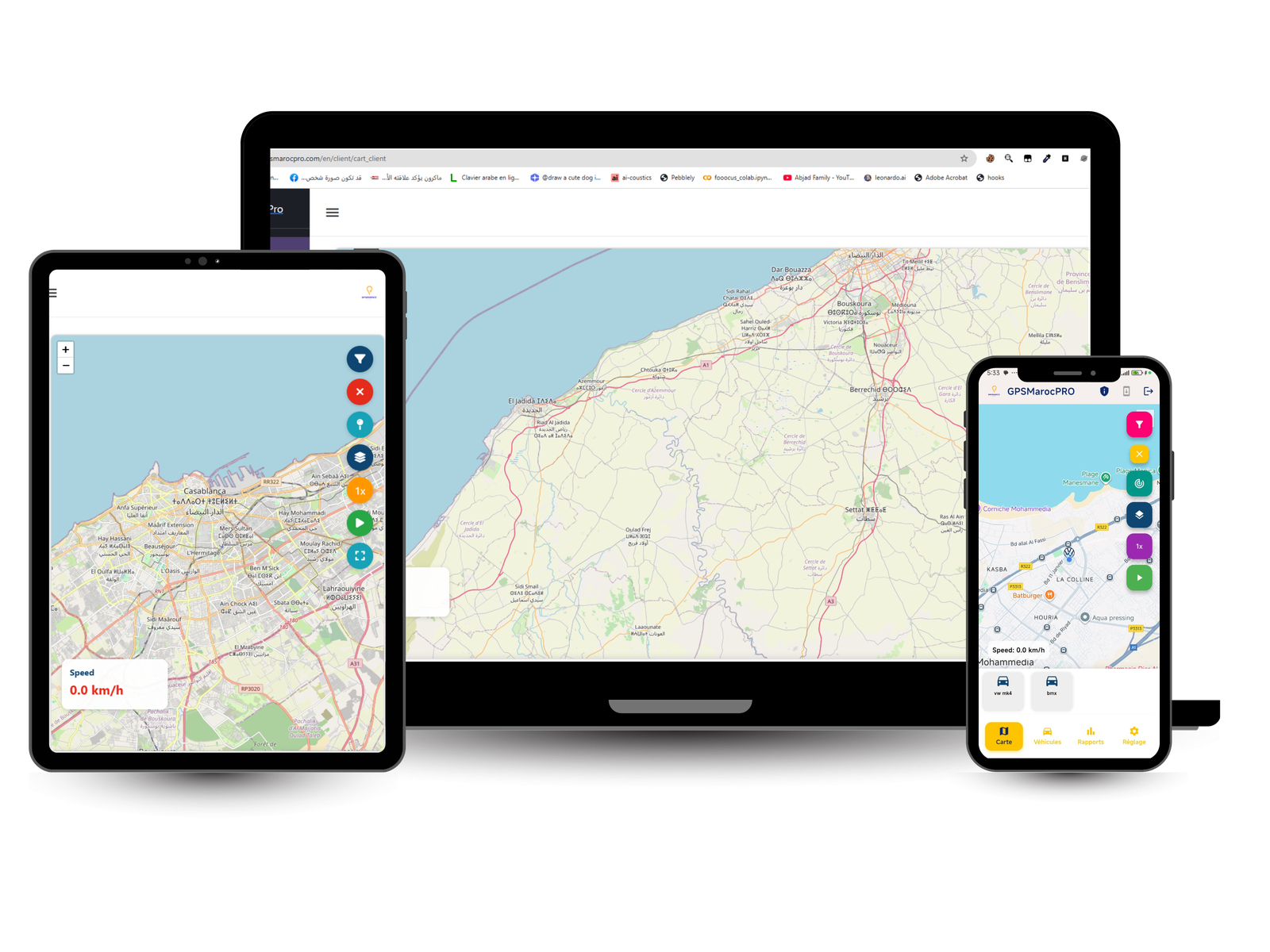 Application mobile et web